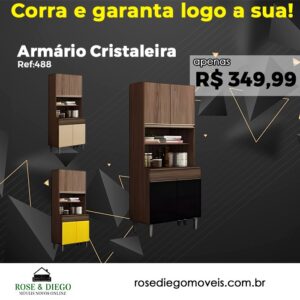 Armário Cristaleira Ref:488