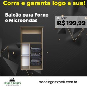 Balcão para Forno e Microondas