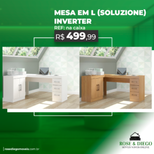 Mesa em L Soluzione Inverter
