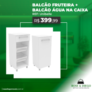 Balcão Fruteira + Balcão Água na Caixa