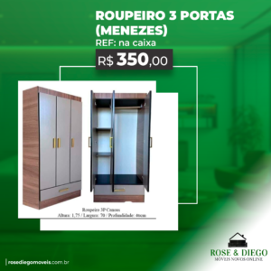 Roupeiro 3 Portas Menezes